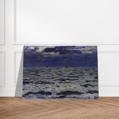 Seascape - claude monet Brushed Aluminum Print - 70x100 cm / 28x40 inches | claude monet Aluminum Print | claude monet Prints