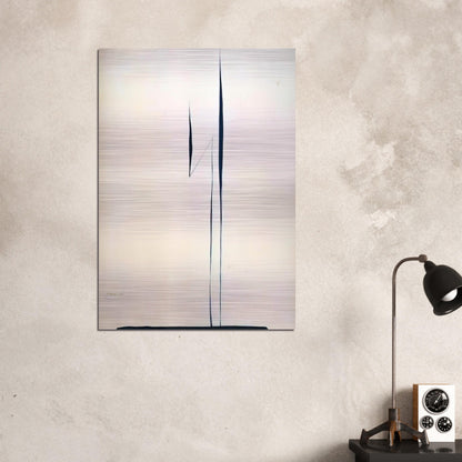 Black Lines 1 - Georgia O'Keeffe Brushed Aluminum Print - 70x100 cm / 28x40 inches | Georgia O'Keeffe Aluminum Print | Georgia O'Keeffe Prints