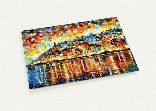 Leonid Afremov By Leonid Afremov Pack of 10 Post Cards | Leonid Afremov Post Cards | A6 (10.5 x 14.8 cm) - 4.1 x 5.8 inches