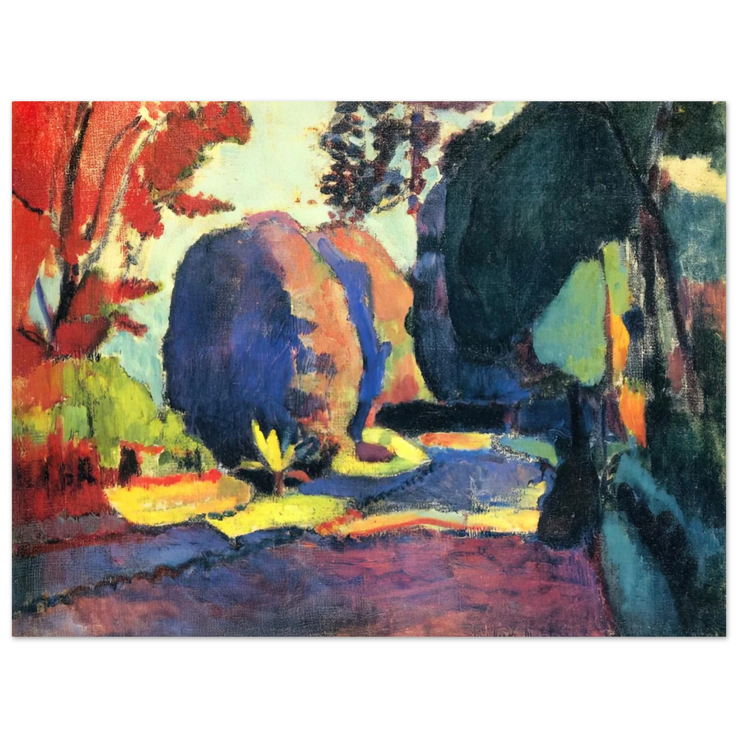 Henri Matisse - THE LUXEMBOURG GARDENS 1901  75x100 cm / 30x40inches Fine Art Poster