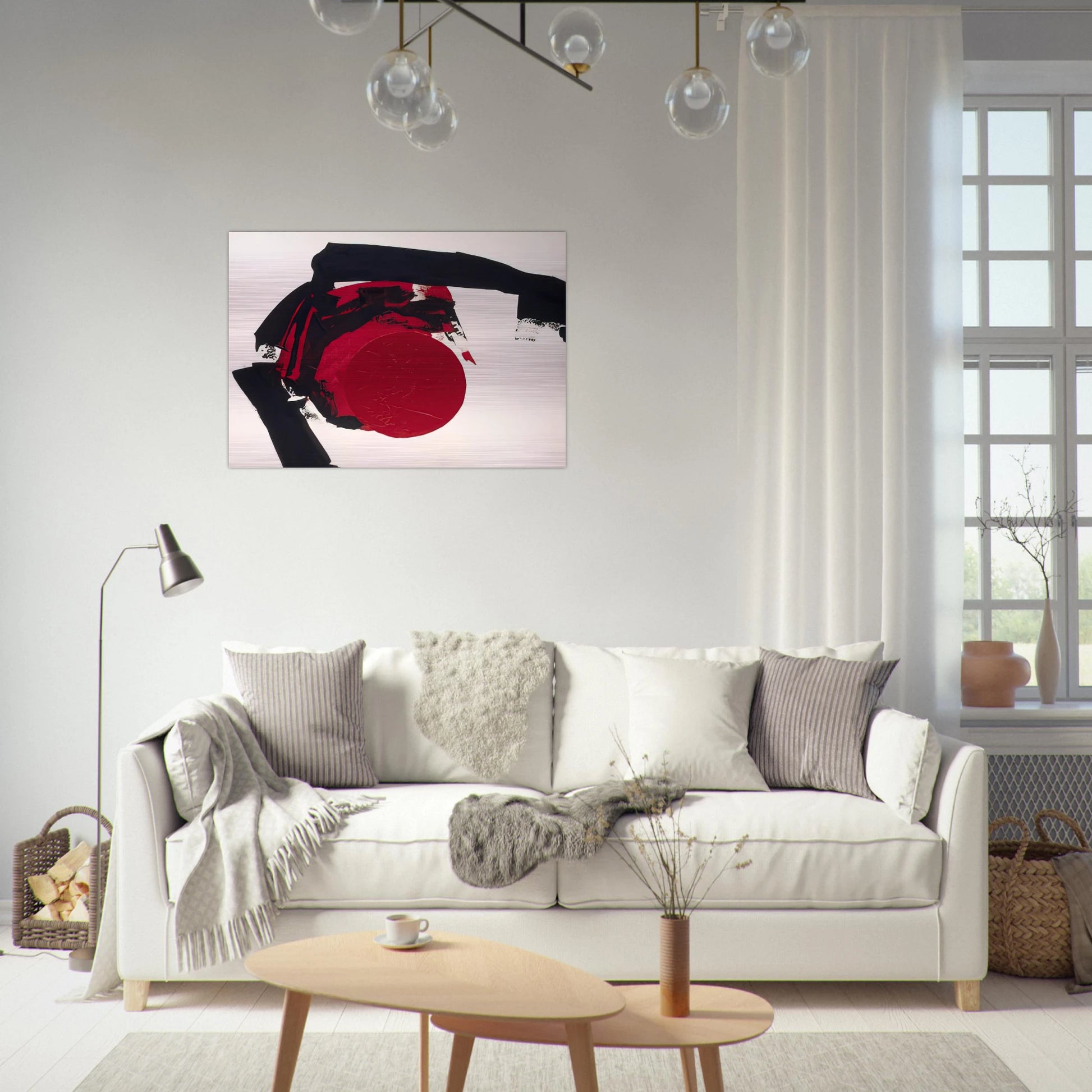 COMPOSITION I - Luis Feito Brushed Aluminum Print - 70x100 cm / 28x40 inches | Luis Feito Aluminum Print | Luis Feito Prints
