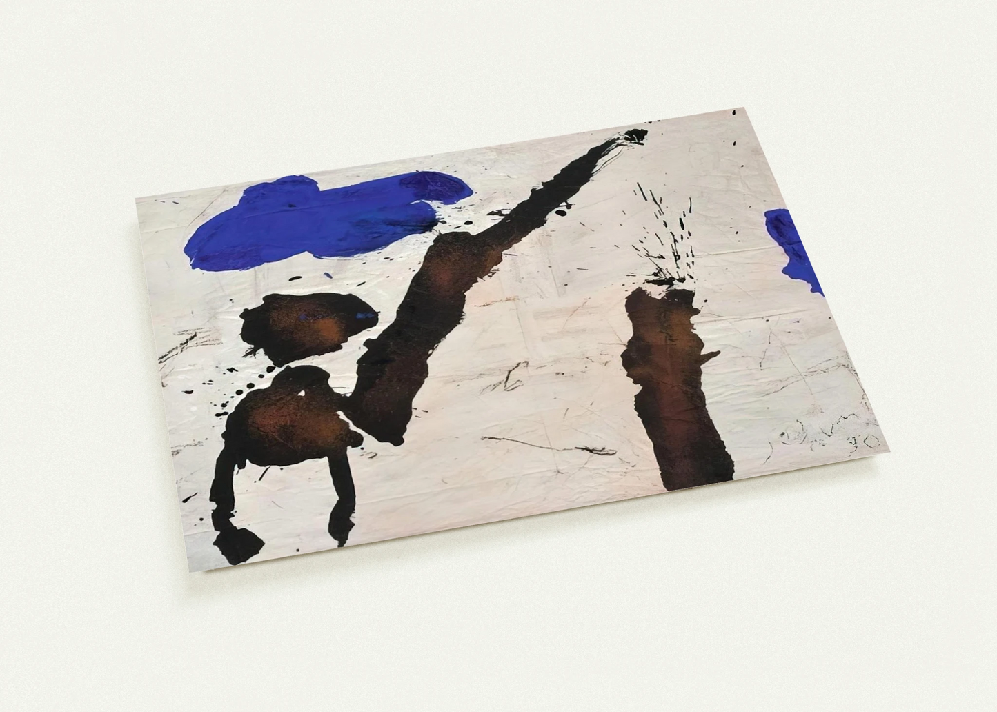 Gc-17 - 1990 By Emil Schumacher Pack of 10 Post Cards | Emil Schumacher Post Cards | A6 (10.5 x 14.8 cm) - 4.1 x 5.8 inches