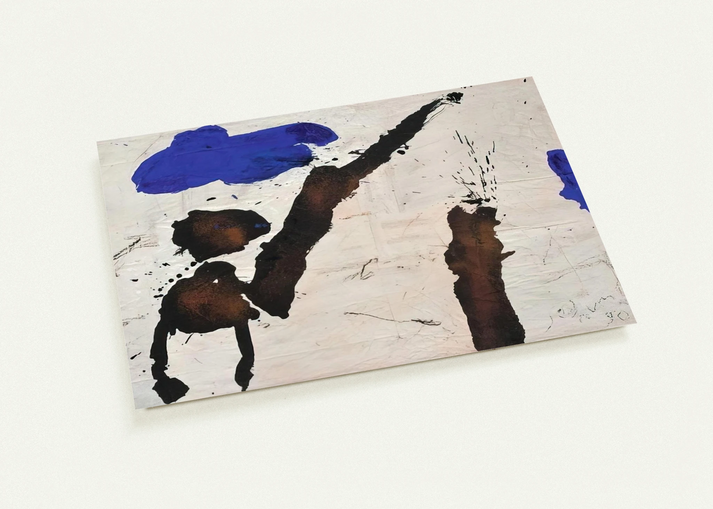 Gc-17 - 1990 By Emil Schumacher Pack of 10 Post Cards | Emil Schumacher Post Cards | A6 (10.5 x 14.8 cm) - 4.1 x 5.8 inches