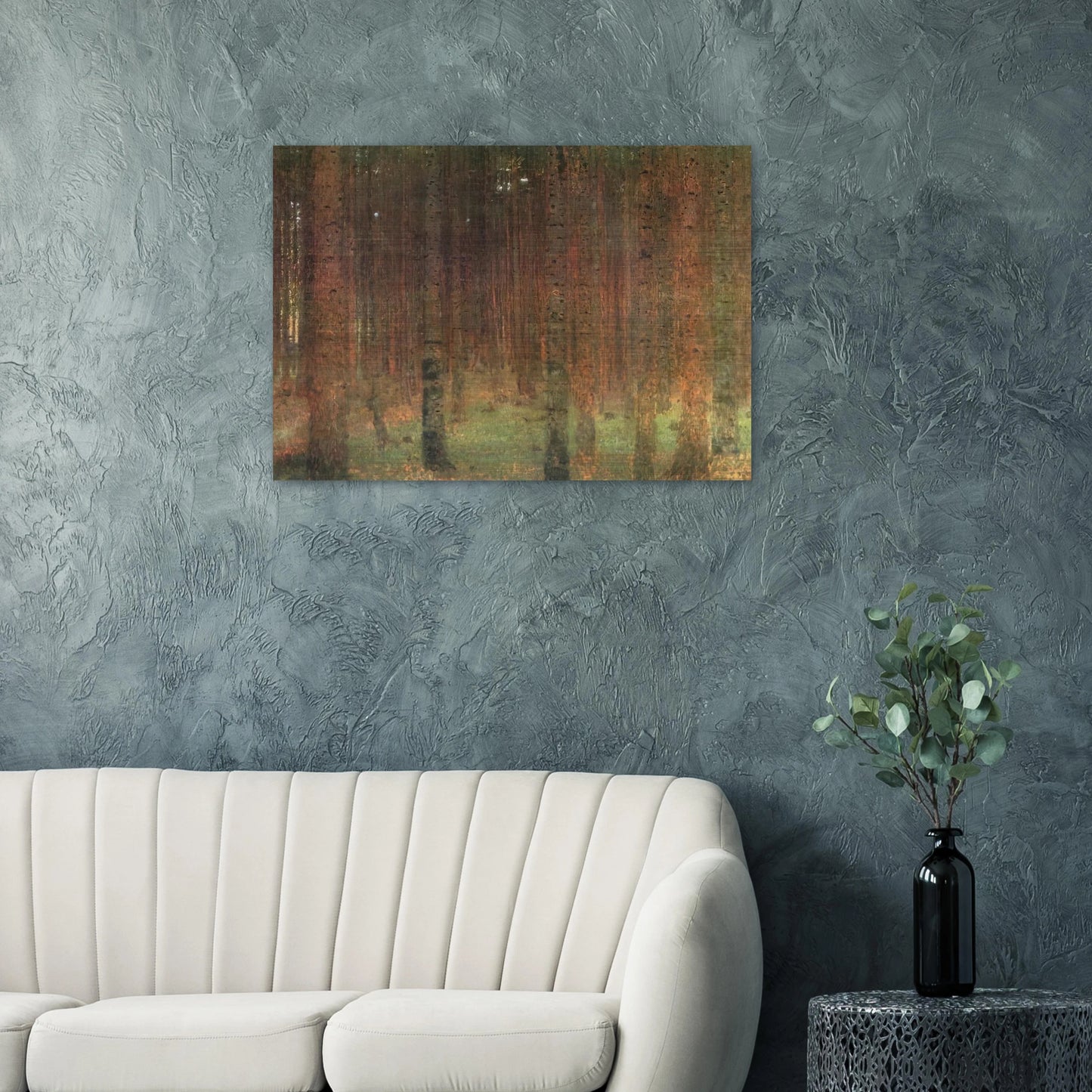 PINE FOREST II - Gustav Klimt Brushed Aluminum Print - 70x100 cm / 28x40 inches | Gustav Klimt Aluminum Print | Gustav Klimt Prints