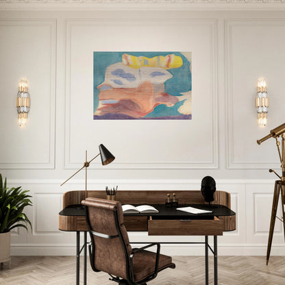 Sea Goddess, 1963- - Helen Frankenthaler Brushed Aluminum Print - 70x100 cm / 28x40 inches | Helen Frankenthaler Aluminum Print | Helen Frankenthaler Prints