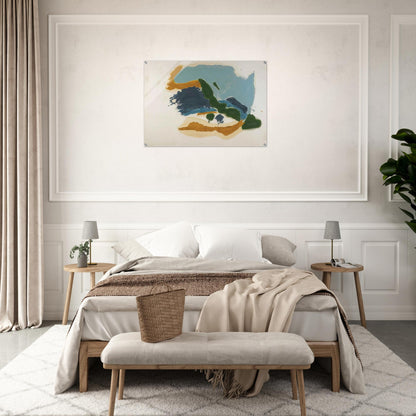 Tuscany - 1963 - Helen Frankenthaler Acrylic Print - 70x100 cm / 28x40″ inches | Helen Frankenthaler Wall Art | Helen Frankenthaler Prints