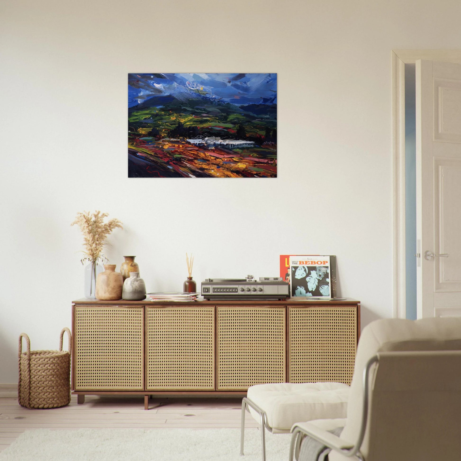 Untitled - Abstract Expressionism, Neo-Expressionism - Gebre Kristos Desta Brushed Aluminum Print - 70x100 cm / 28x40 inches | Gebre Kristos Desta Aluminum Print | Gebre Kristos Desta Prints