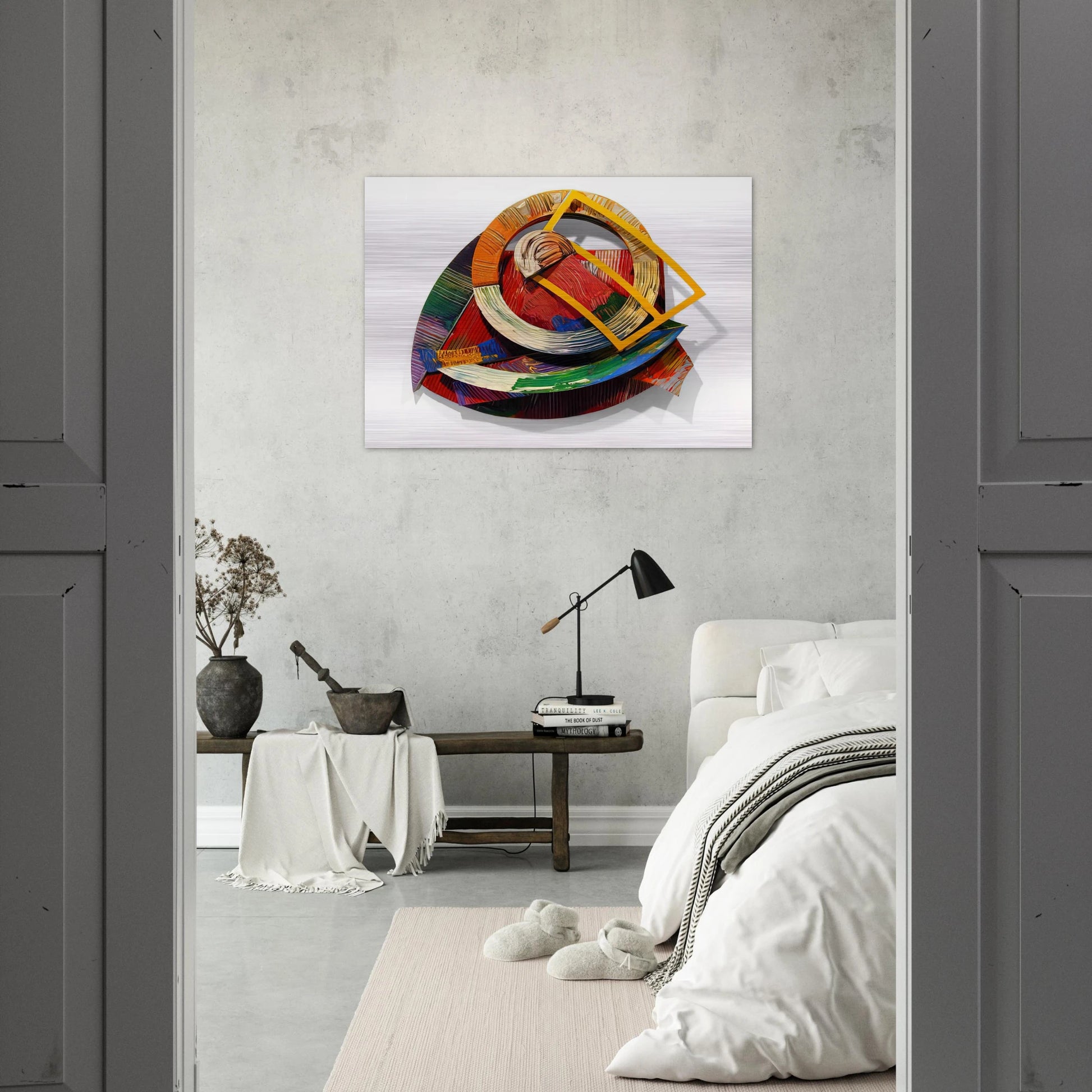 Chehaw - Sam Gilliam Brushed Aluminum Print - 70x100 cm / 28x40 inches | Sam Gilliam Aluminum Print | Sam Gilliam Prints