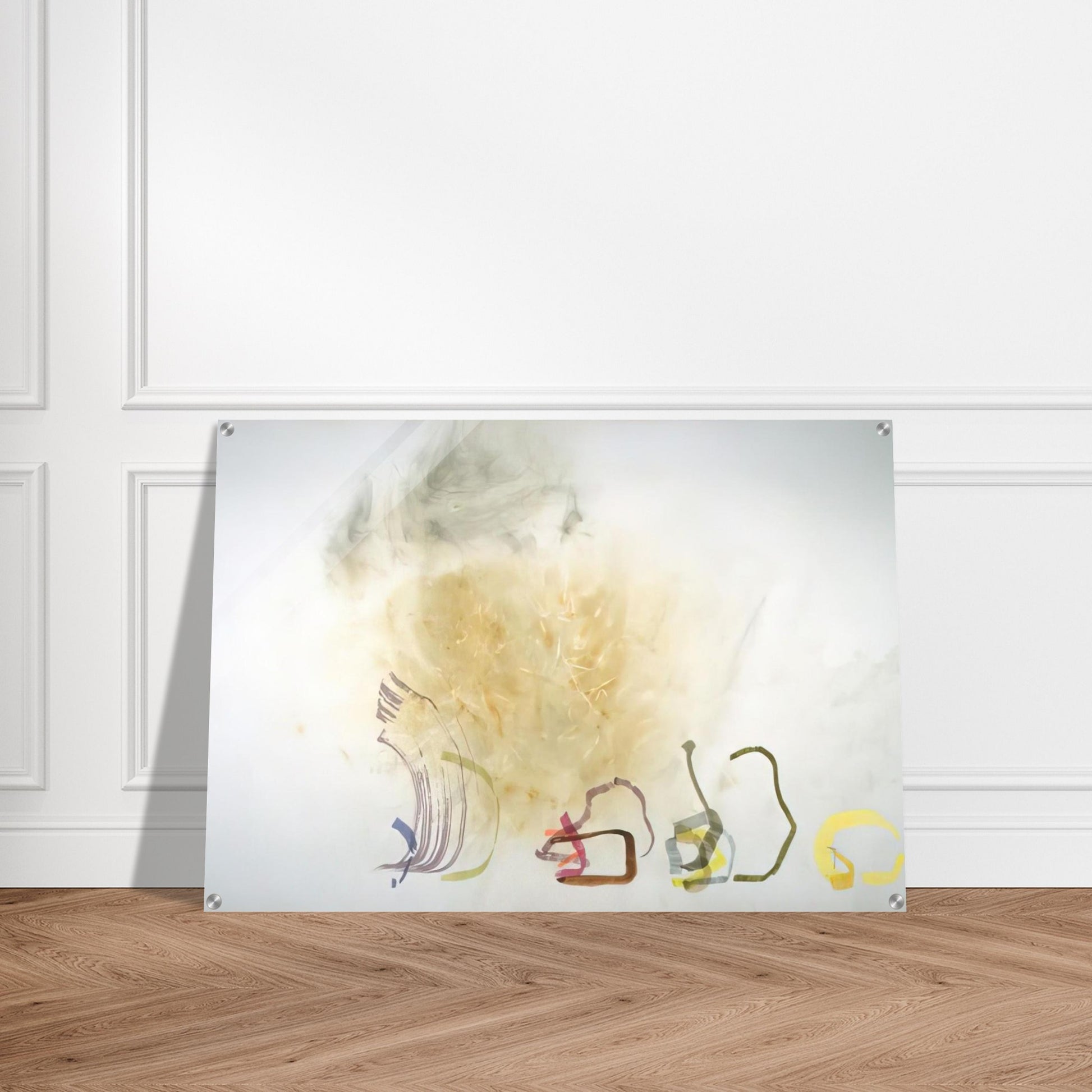 River Rocks and Smoke, #1, 41190 - 1990 - John Cage Acrylic Print - 70x100 cm / 28x40″ inches | John Cage Wall Art | John Cage Prints