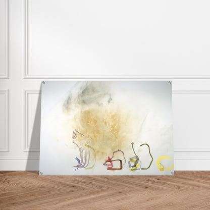 River Rocks and Smoke, #1, 41190 - 1990 - John Cage Acrylic Print - 70x100 cm / 28x40″ inches | John Cage Wall Art | John Cage Prints