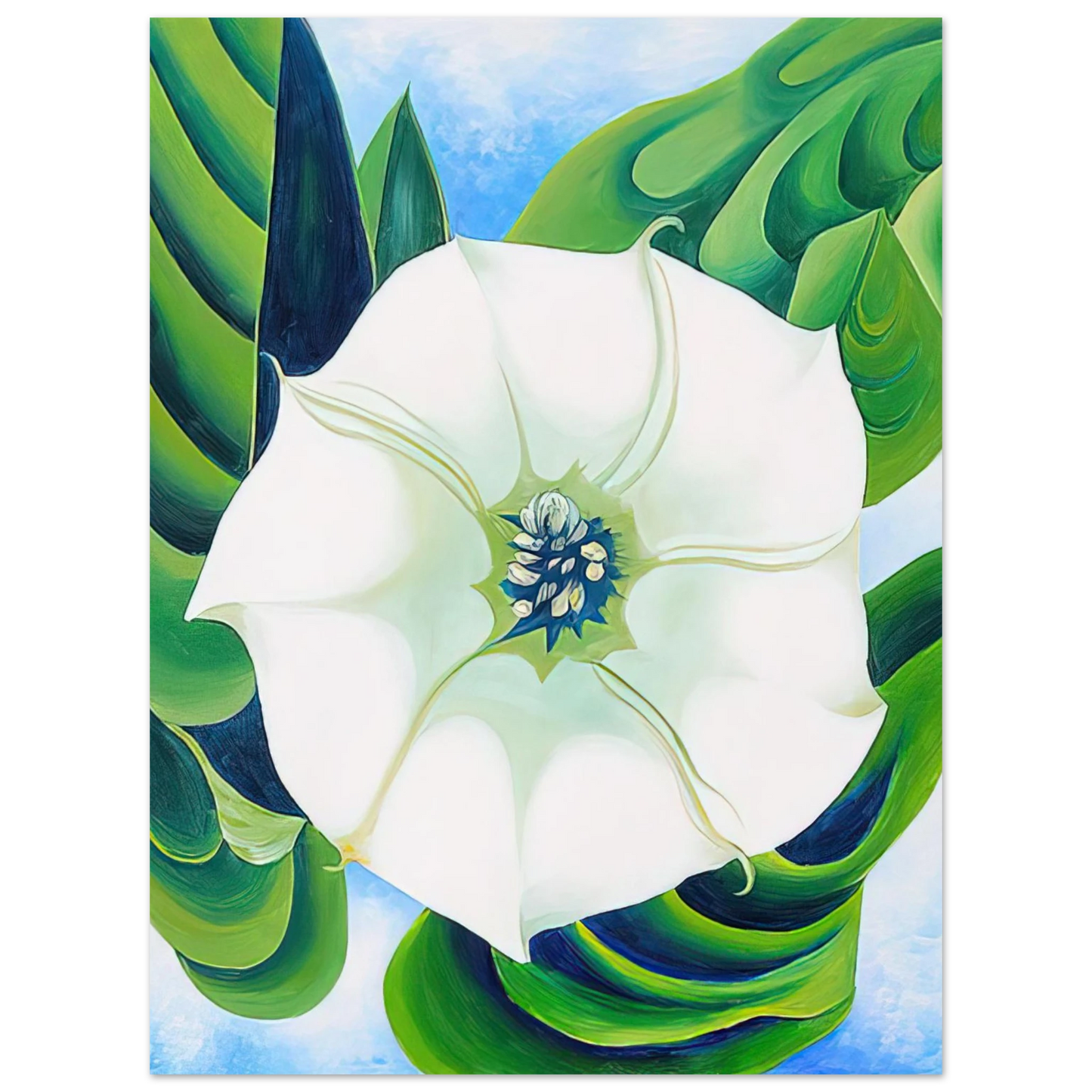 Georgia O'Keeffe - Jimson Weed Fine Art Poster