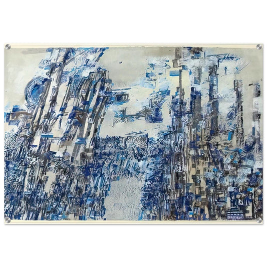 L'invasion - Tachisme - Maria Helena Vieira da Silva Acrylic Print - 70x100 cm / 28x40″ inches