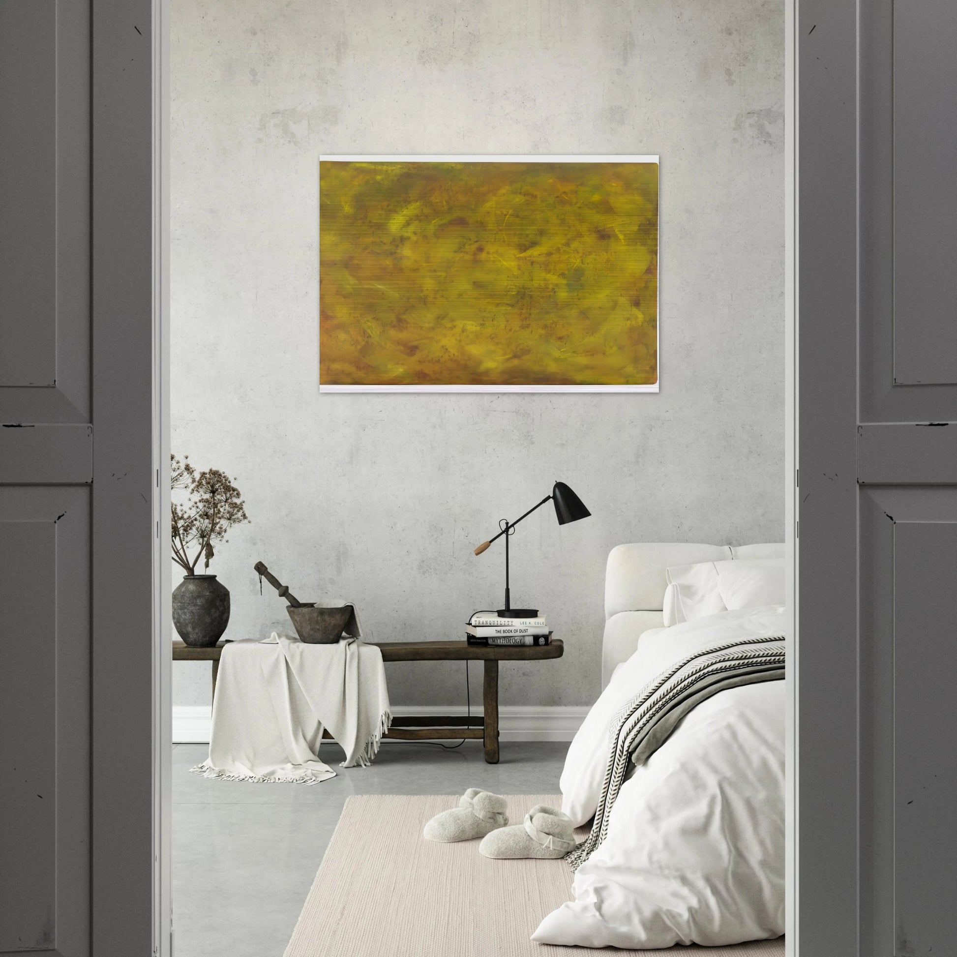 FARBRAUMK RPER 1982 - Gotthard Graubner Brushed Aluminum Print - 70x100 cm / 28x40 inches | Gotthard Graubner Aluminum Print | Gotthard Graubner Prints