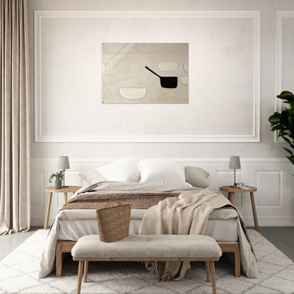 Six Open Forms - 1971 - William Scott Acrylic Print - 70x100 cm / 28x40″ inches | William Scott Wall Art | William Scott Prints