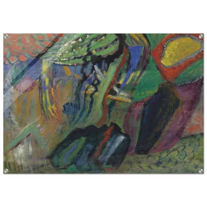ABSTRACT COMPOSITION - Gabriele Munter Acrylic Print - 70x100 cm / 28x40″ inches