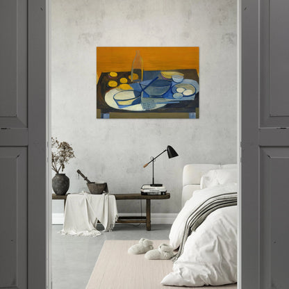 Kitchen Still Life - 1948 - William Scott Brushed Aluminum Print - 70x100 cm / 28x40 inches | William Scott Aluminum Print | William Scott Prints