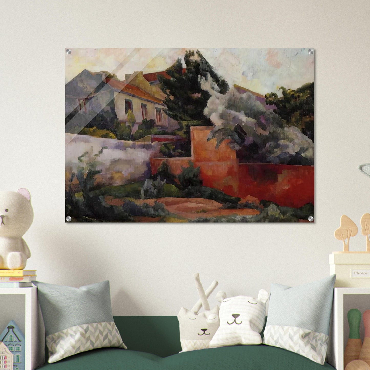 THE OUTSKIRTS OF PARIS 1918 - Diego Rivera Acrylic Print - 70x100 cm / 28x40″ inches