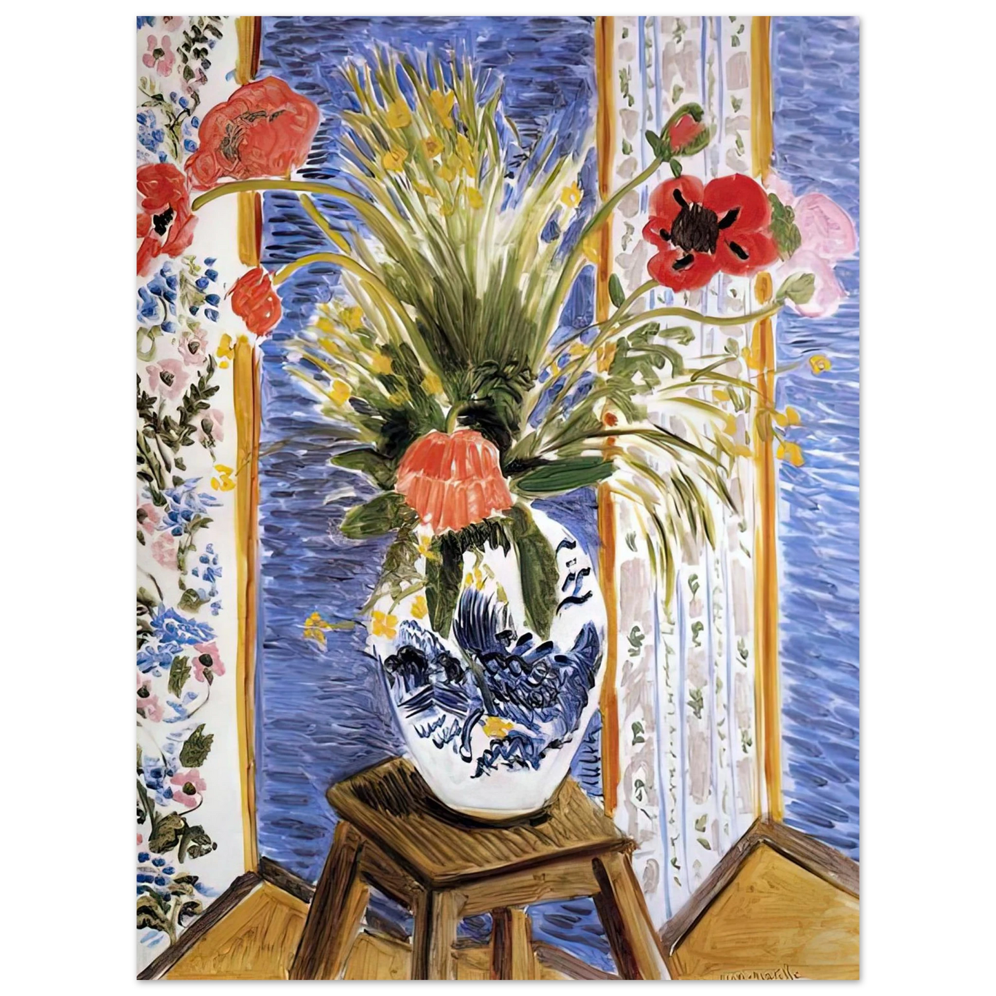 Henri Matisse - POPPIES  75x100 cm / 30x40inches Fine Art Poster