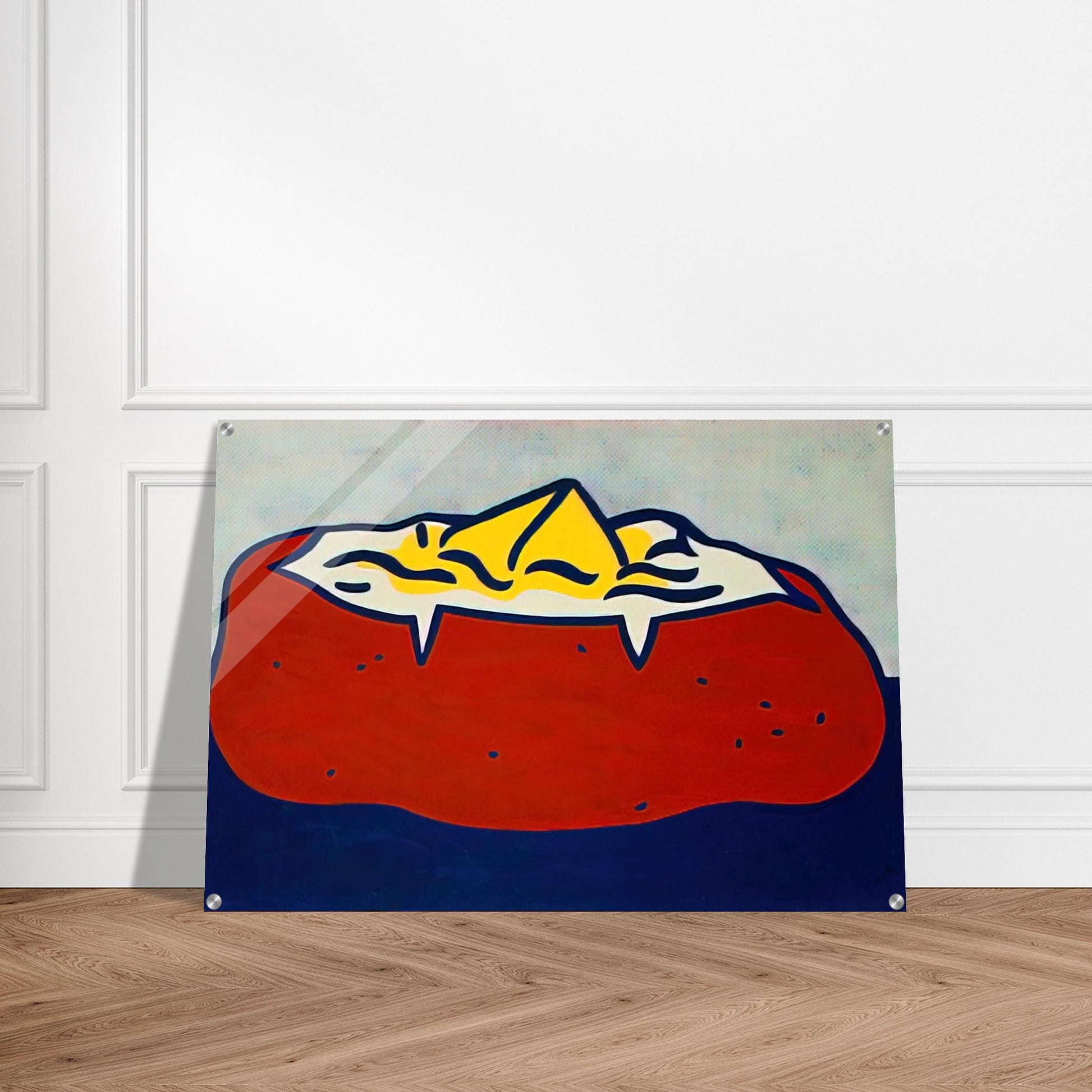BAKED POTATO 1962 - Roy Lichtenstein Acrylic Print - 70x100 cm / 28x40″ inches | Roy Lichtenstein Wall Art | Roy Lichtenstein Prints