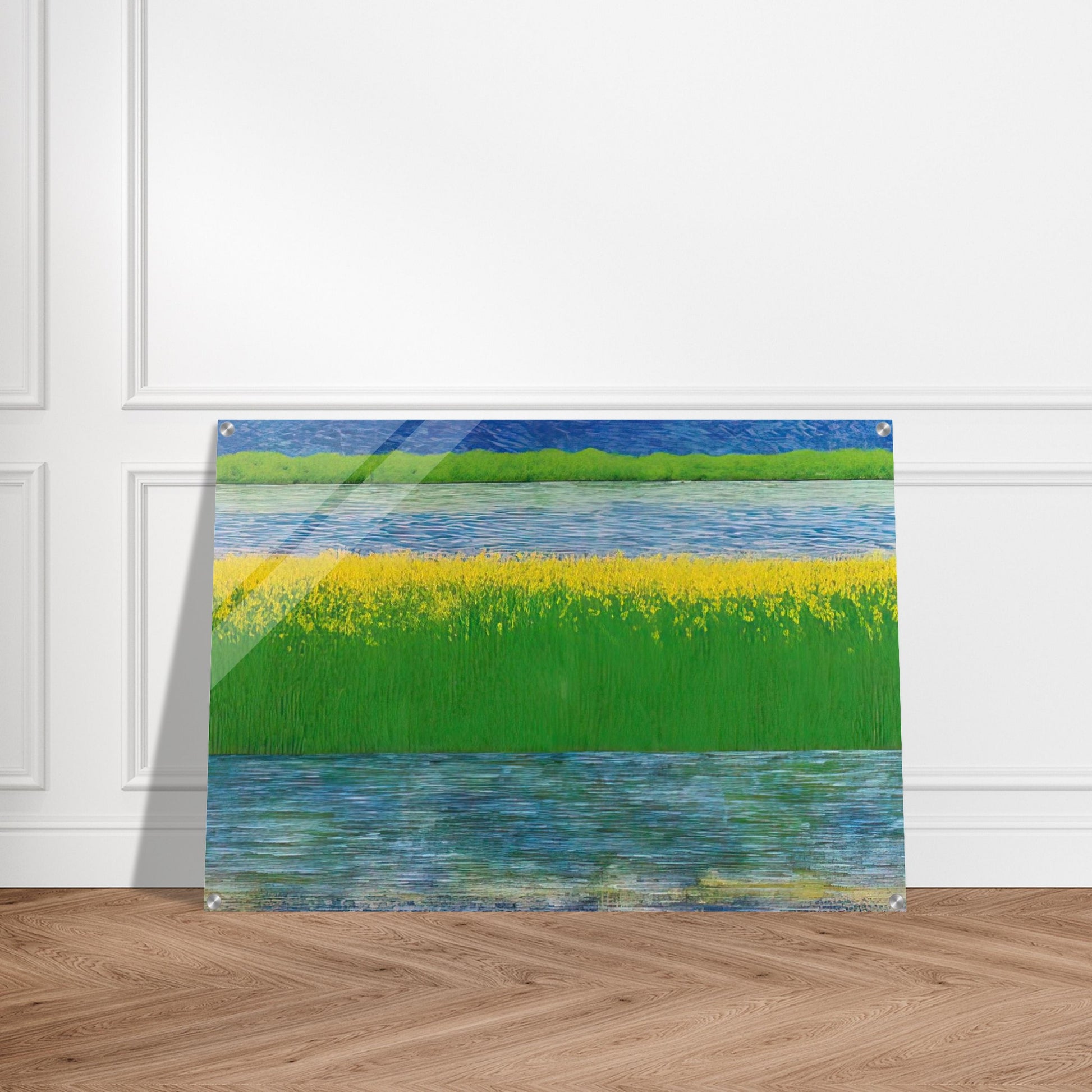 Sea of Grass - 1983 - Jimmy Ernst Acrylic Print - 70x100 cm / 28x40″ inches | Jimmy Ernst Wall Art | Jimmy Ernst Prints