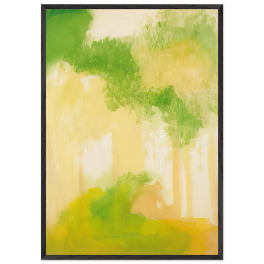 UNTITLED 2000 N2 - Esteban Vicente 70x100 cm / 28x40 inches Framed Art Print – Black Wooden Frame