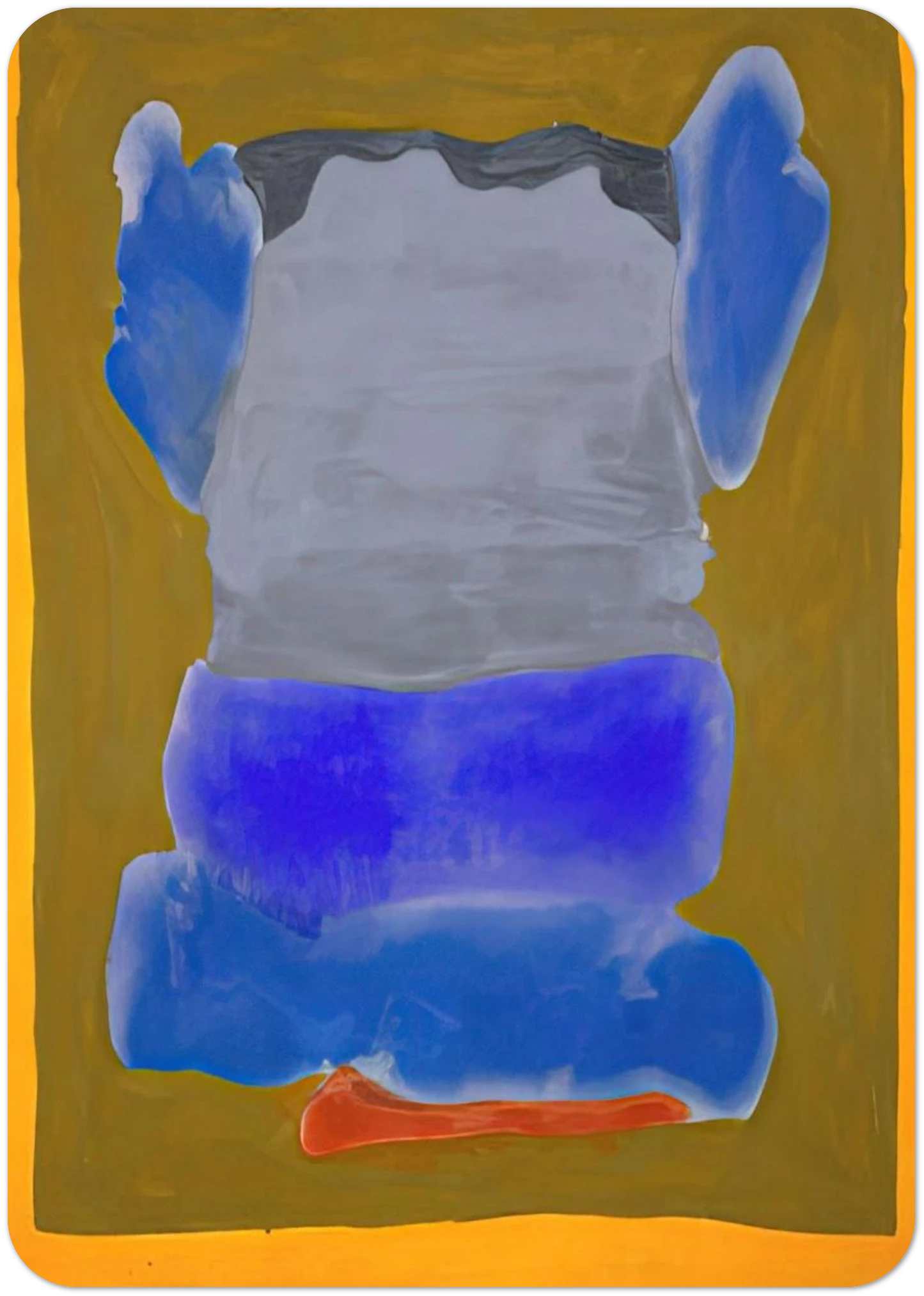 Buddha s Court - 1964 By Helen Frankenthaler Pack of 10 Post Cards | Helen Frankenthaler Post Cards | A6 (10.5 x 14.8 cm) - 4.1 x 5.8 inches