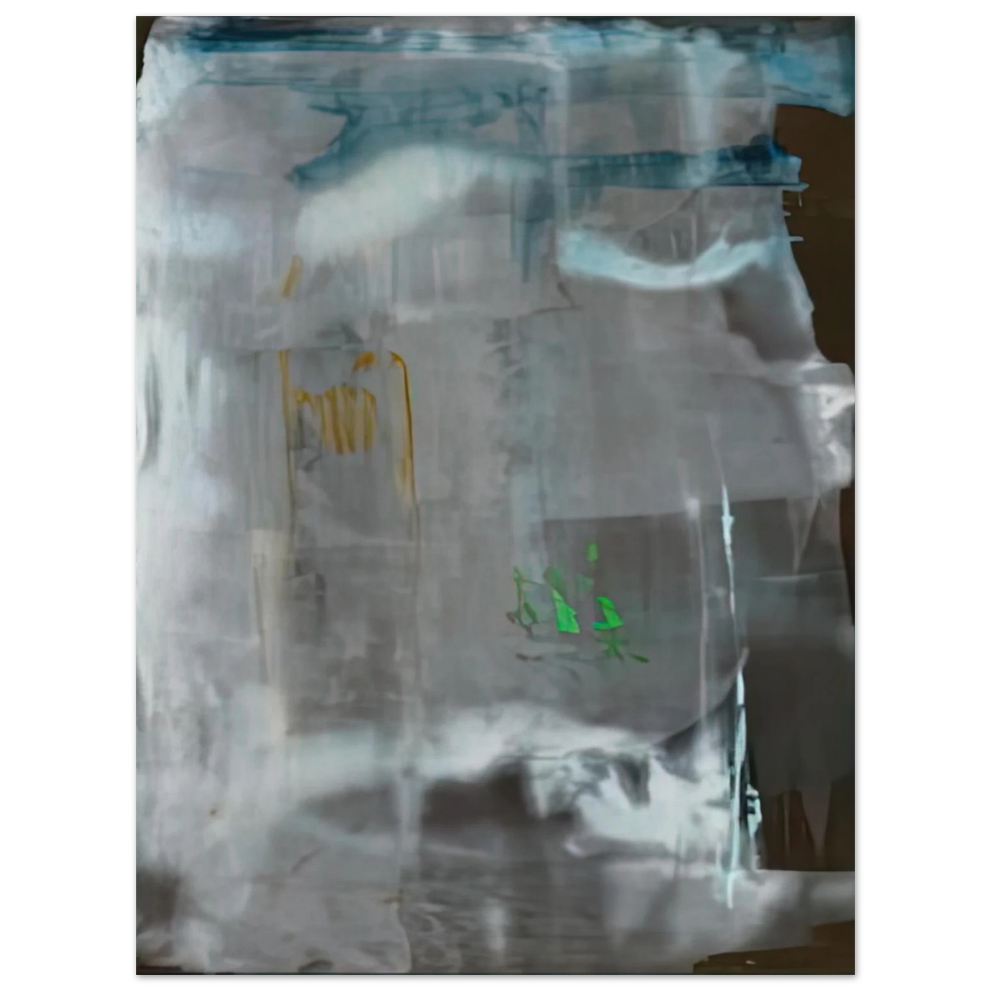 Helen Frankenthaler - Portrait of a Lady in White, 1979- Wall Art - 30x40 cm / 12x16 inches - Premium Wooden Framed Poster With Fine Art Paper-canvas - White frame