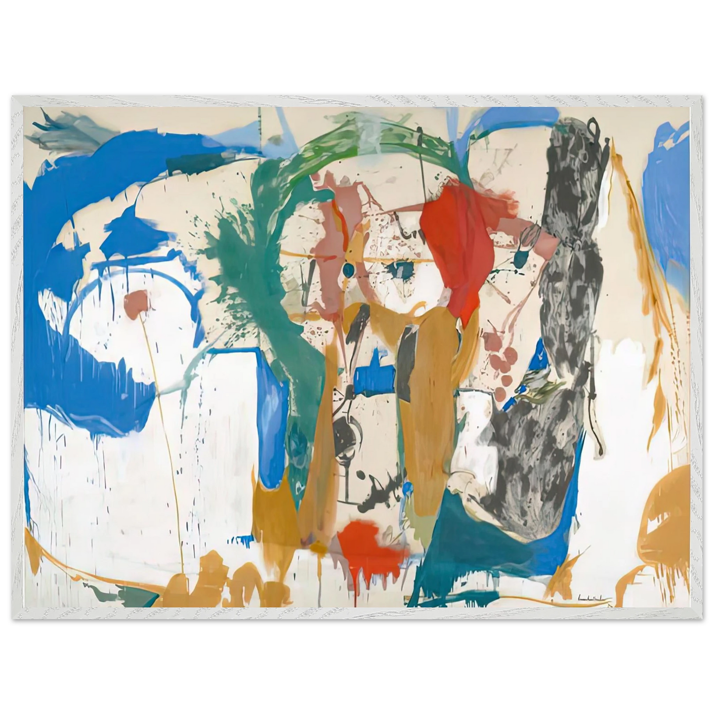 Helen Frankenthaler - Madridscape, 1959- Wall Art - 60x80 cm / 24x32 inches - Fine Art Poster-canvas - -