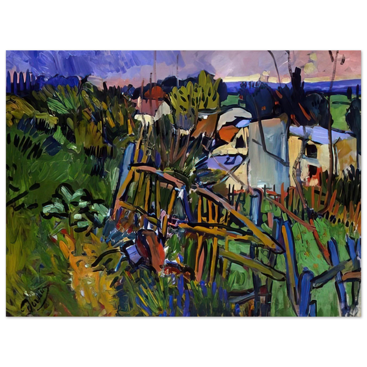 Andre Derain - LANDSCAPE 1906  75x100 cm / 30x40inches Fine Art Poster