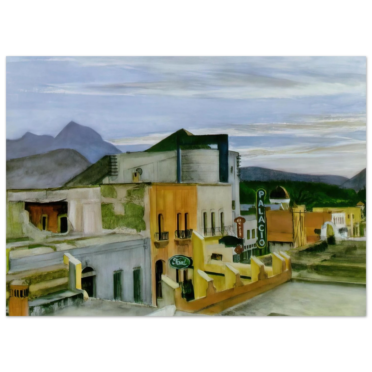 Edward Hopper - El Palacio Fine Art Poster
