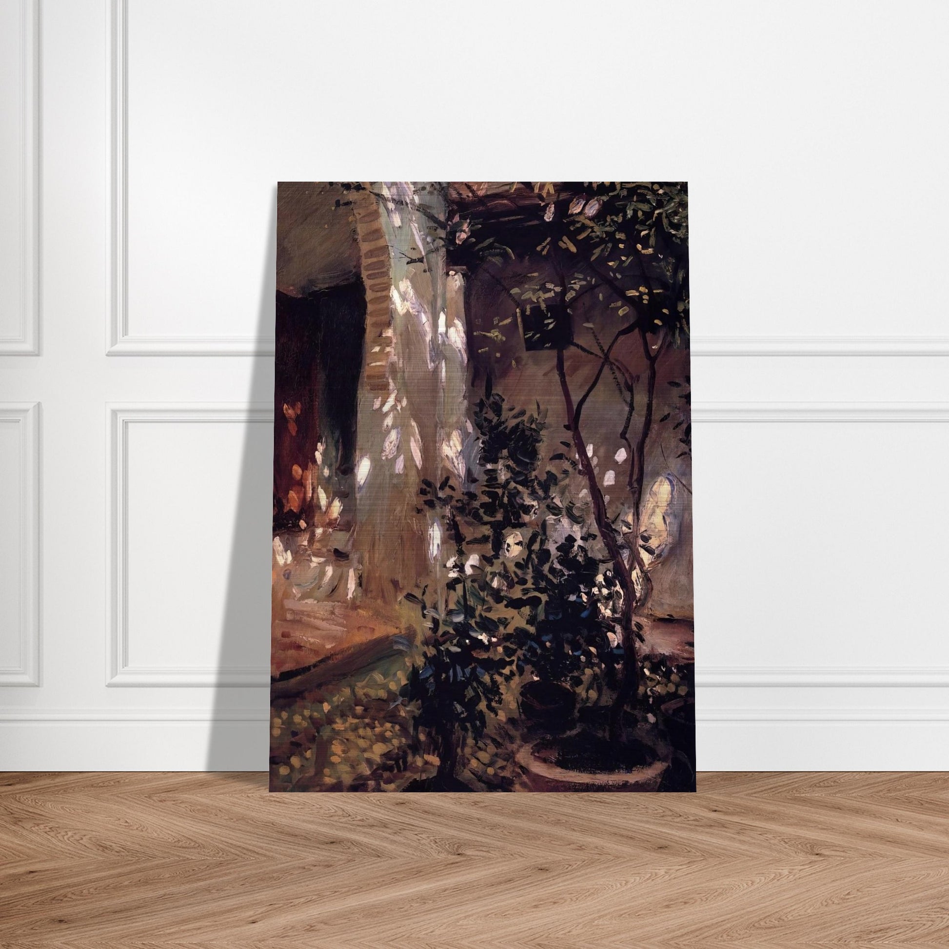Granada. Sunspots - John Singer Sargent Brushed Aluminum Print - 70x100 cm / 28x40 inches | John Singer Sargent Aluminum Print | John Singer Sargent Prints