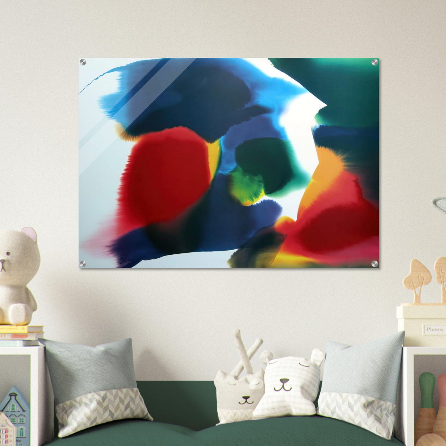 Phenomena Sherman Vortex - Paul Jenkins Acrylic Print - 70x100 cm / 28x40″ inches