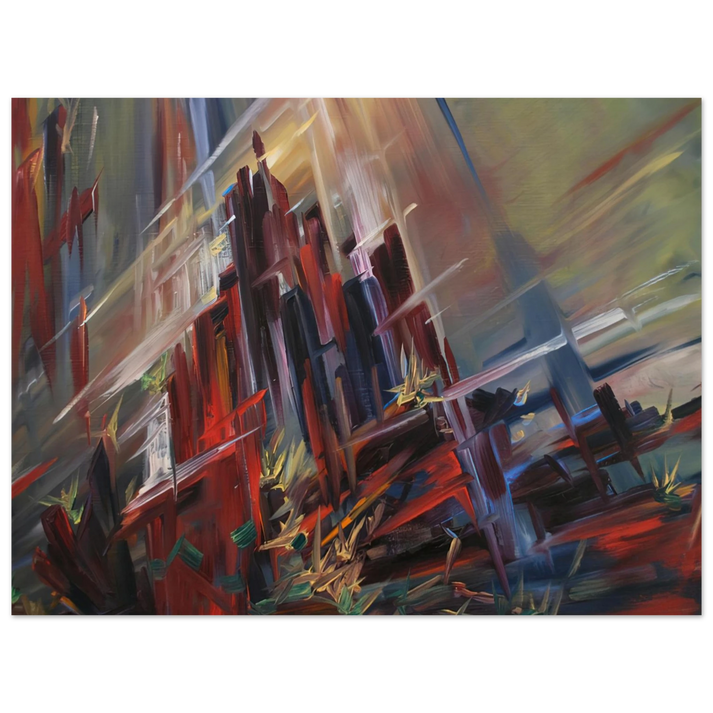 Konrad Zuse - Inferno - 1974  75x100 cm / 30x40inches Fine Art Poster
