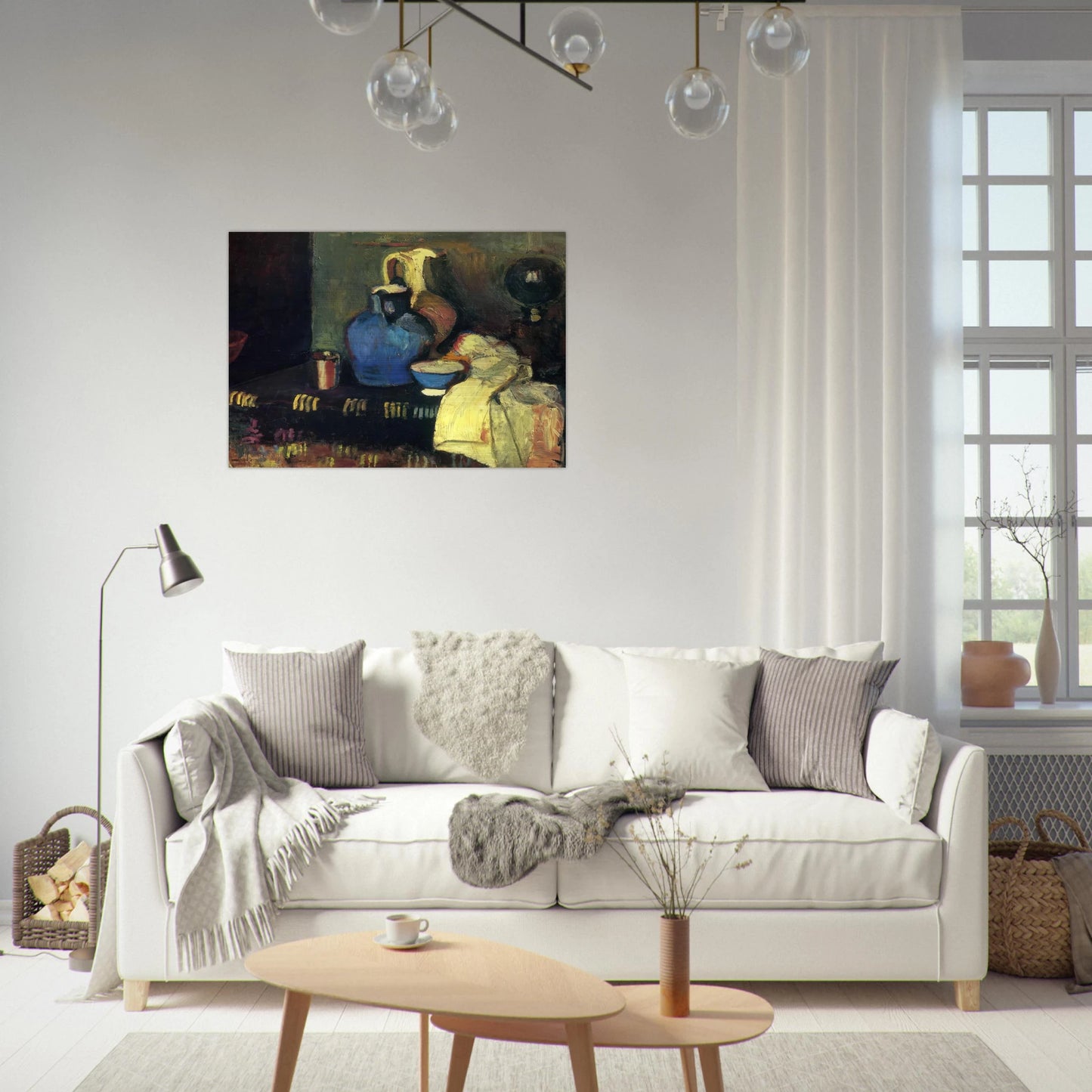 BLUE PITCHER - Henri Matisse Brushed Aluminum Print - 70x100 cm / 28x40 inches | Henri Matisse Aluminum Print | Henri Matisse Prints