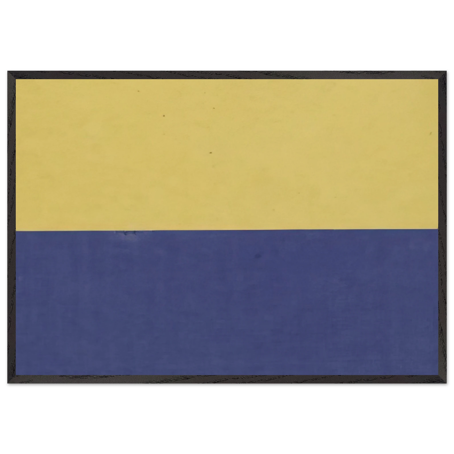 Yellow and Blue - Ellsworth Kelly 70x100 cm / 28x40 inches Framed Art Print – Black Wooden Frame