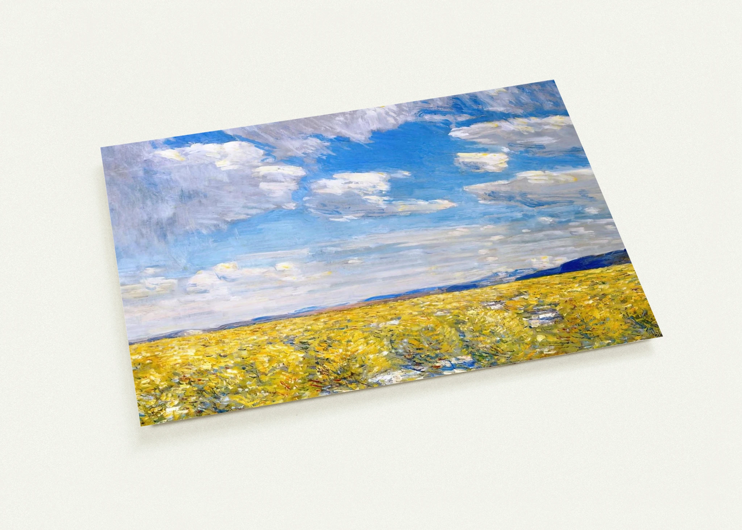 Afternoon Sky, Harney Desert By Childe Hassam Pack of 10 Post Cards | Childe Hassam Post Cards | A6 (10.5 x 14.8 cm) - 4.1 x 5.8 inches