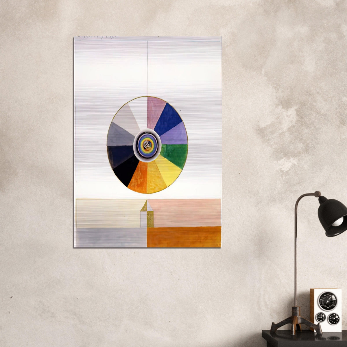 SERIES VII NO 7D 1920 - Hilma af Klint Brushed Aluminum Print - 70x100 cm / 28x40 inches | Hilma af Klint Aluminum Print | Hilma af Klint Prints