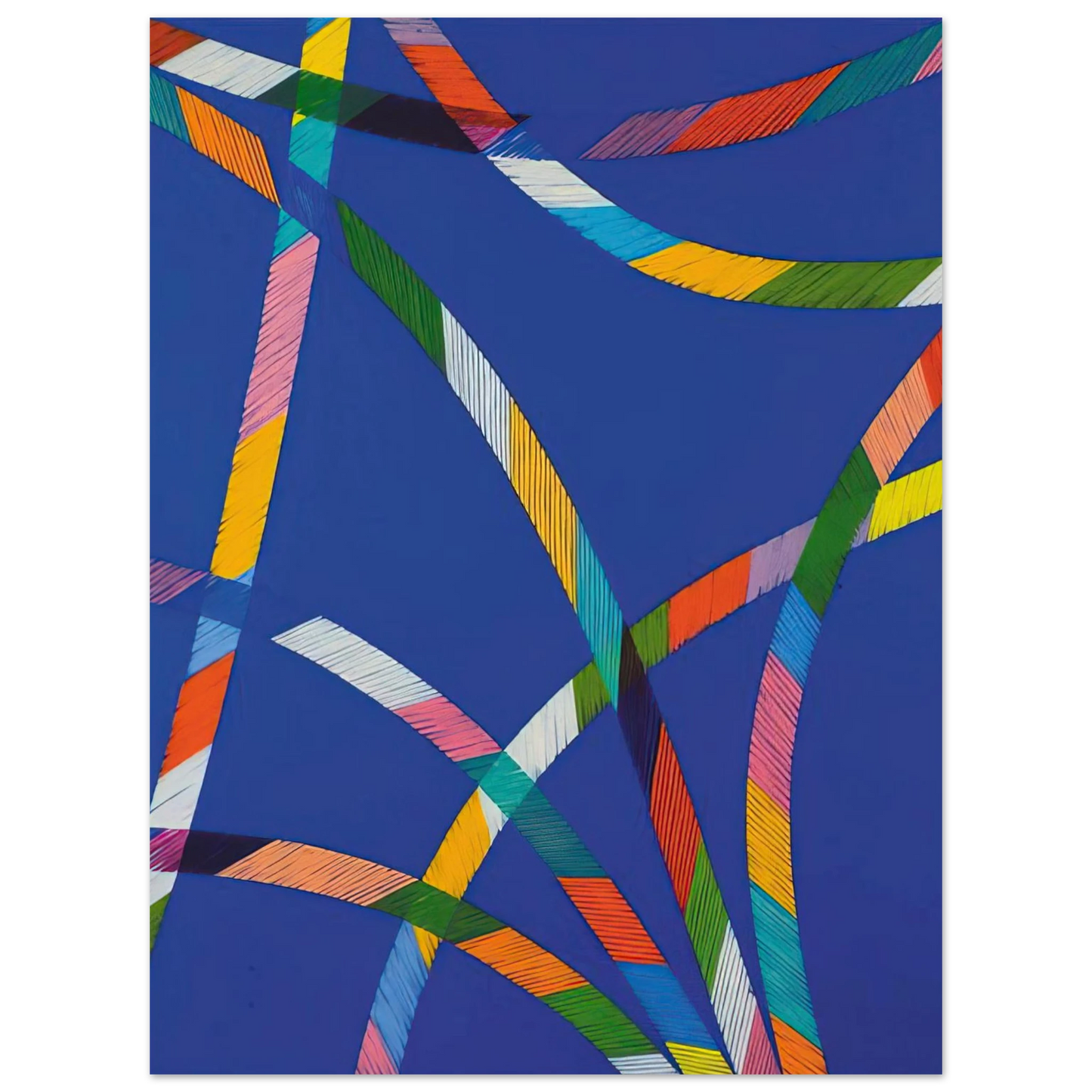 Piero Dorazio - Sistina I - 1987  75x100 cm / 30x40inches Fine Art Poster