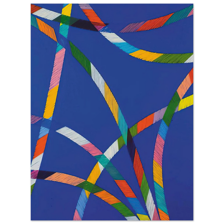 Piero Dorazio - Sistina I - 1987  75x100 cm / 30x40inches Fine Art Poster