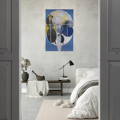 THE LARGE FIGURE PAINTINGS NR 5 1907 - Hilma af Klint Brushed Aluminum Print - 70x100 cm / 28x40 inches | Hilma af Klint Aluminum Print | Hilma af Klint Prints