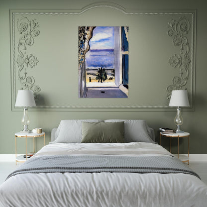 THE OPEN WINDOW 1918 - Henri Matisse Brushed Aluminum Print - 70x100 cm / 28x40 inches | Henri Matisse Aluminum Print | Henri Matisse Prints