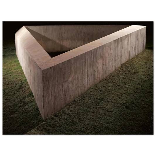 Donald Judd - Untitled Adelaide - 1975  75x100 cm / 30x40inches Fine Art Poster