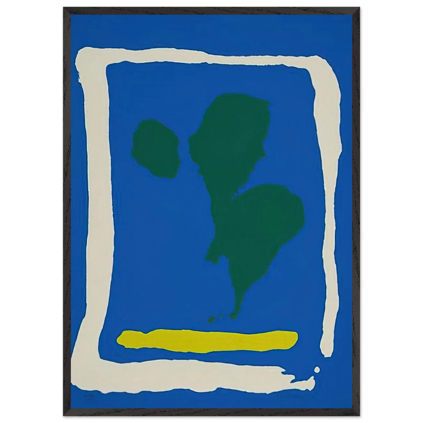 Helen Frankenthaler - Air Frame - 1965 Wall art - 21x29.7 cm / 8x12" - Fine Art Poster-canvas - -