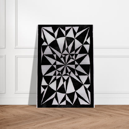 FLOR DE PASCUA BEAUTIFUL - MC Escher Brushed Aluminum Print - 70x100 cm / 28x40 inches | MC Escher Aluminum Print | MC Escher Prints