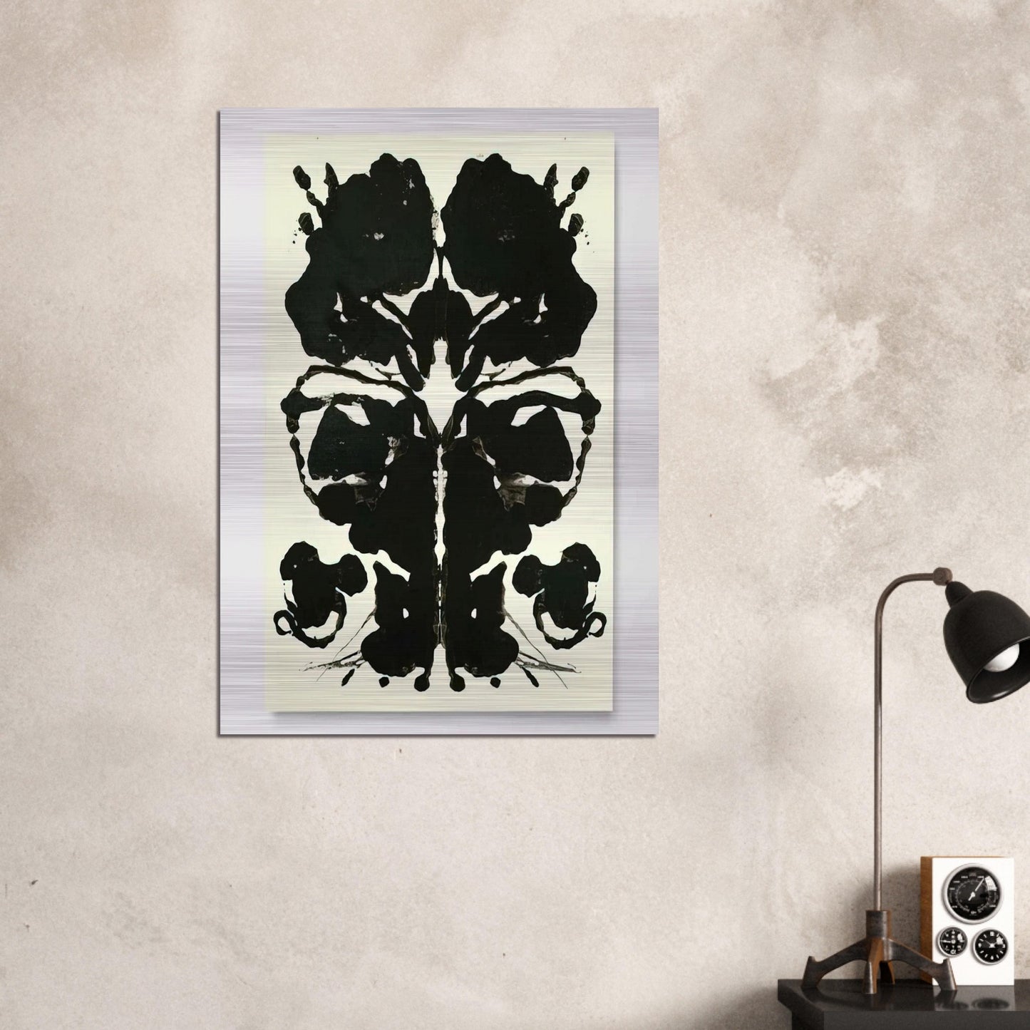 Rorschach - Andy Warhol Brushed Aluminum Print - 70x100 cm / 28x40 inches | Andy Warhol Aluminum Print | Andy Warhol Prints
