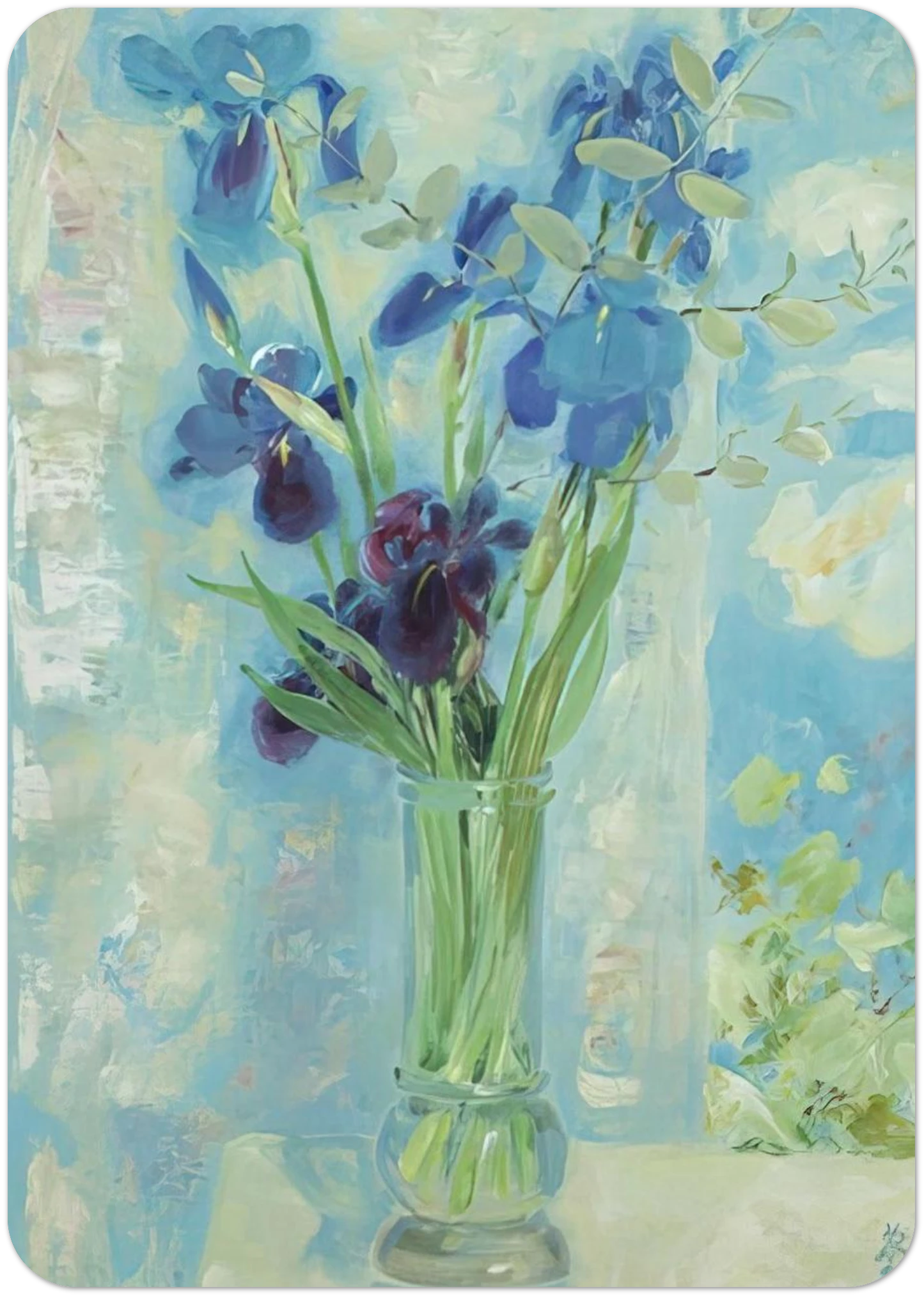 Fleurs - Post-Impressionism By Le Pho Pack of 10 Post Cards | Le Pho Post Cards | A6 (10.5 x 14.8 cm) - 4.1 x 5.8 inches