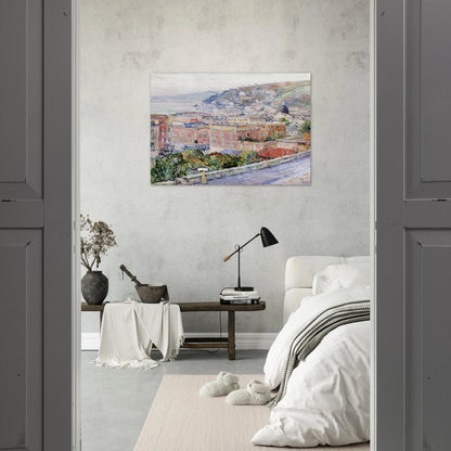 Naples - Childe Hassam Brushed Aluminum Print - 70x100 cm / 28x40 inches | Childe Hassam Aluminum Print | Childe Hassam Prints