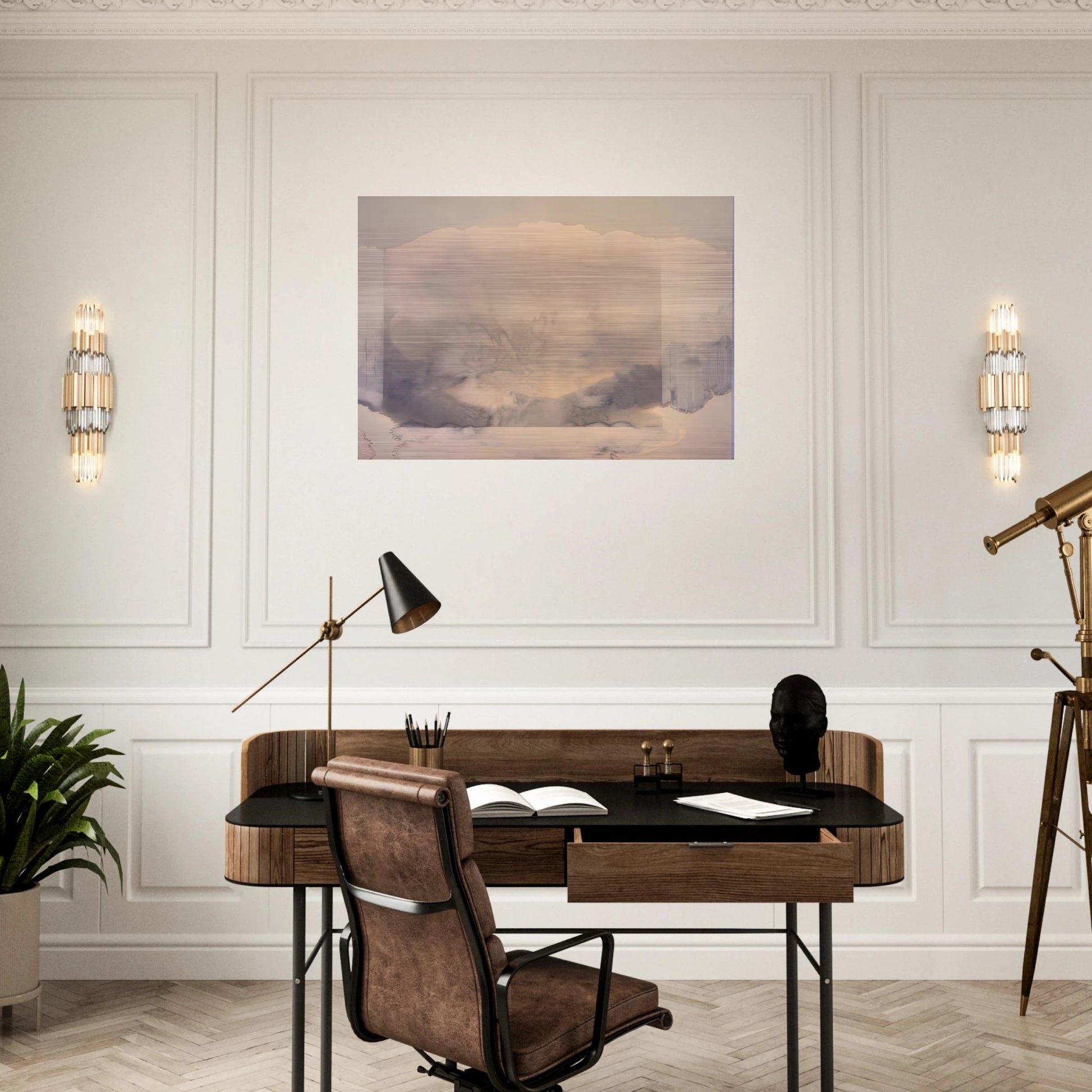 In The Divine - 1986 - Ronnie Landfield Brushed Aluminum Print - 70x100 cm / 28x40 inches | Ronnie Landfield Aluminum Print | Ronnie Landfield Prints
