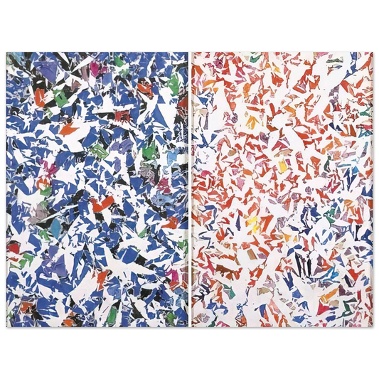 Simon Hantai - Blanc - Tachisme  75x100 cm / 30x40inches Fine Art Poster