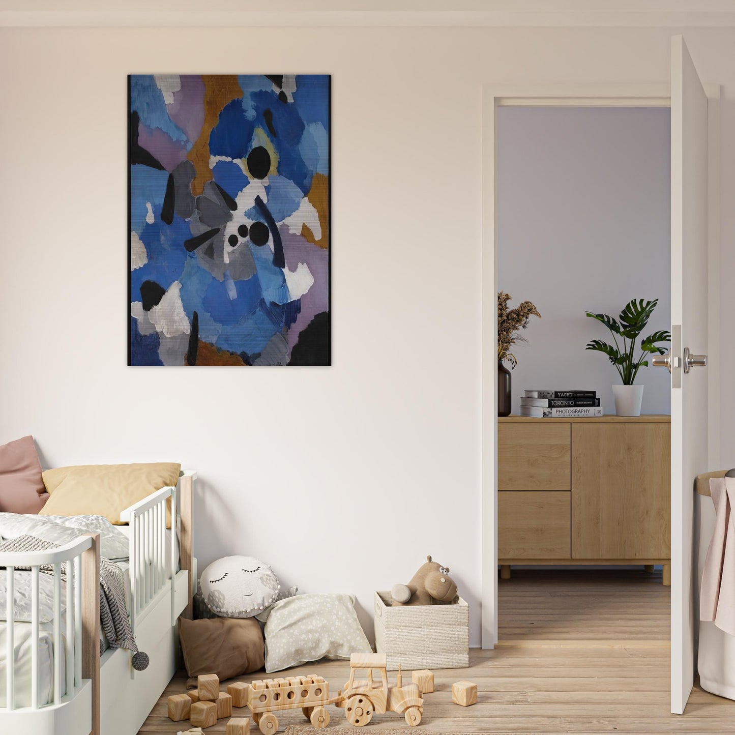 The Dancers - 1958 - Ernst Wilhelm Nay Brushed Aluminum Print - 70x100 cm / 28x40 inches | Ernst Wilhelm Nay Aluminum Print | Ernst Wilhelm Nay Prints